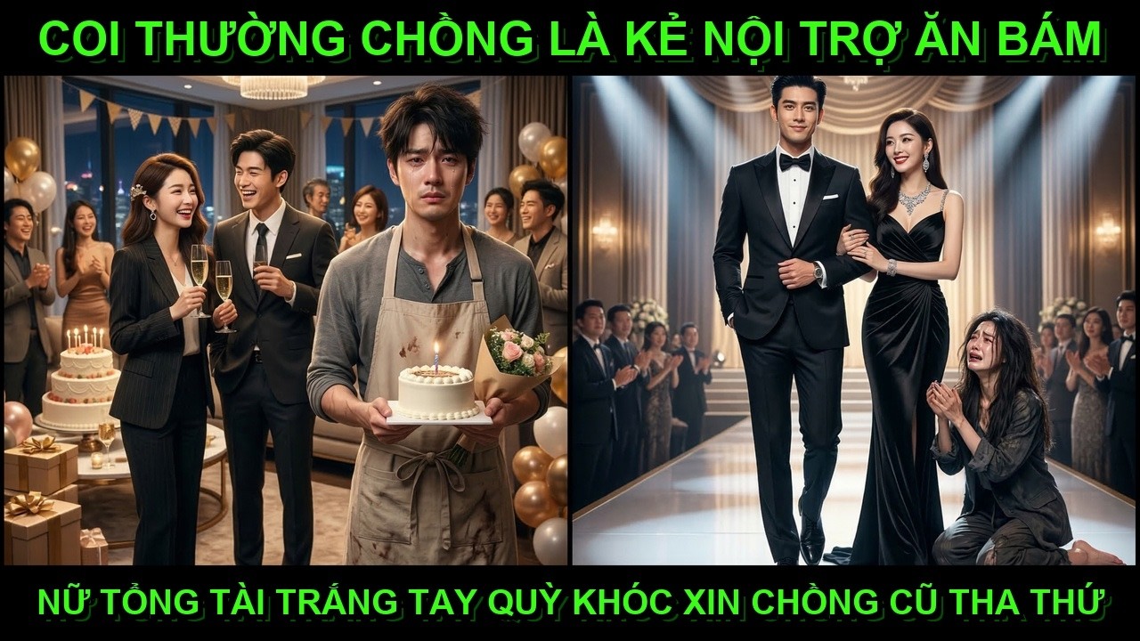 tổ chức sinh nhật cho tra nam ngay tại nhà, nữ tổng tài trắng tay mới quỳ khóc xin quay lại