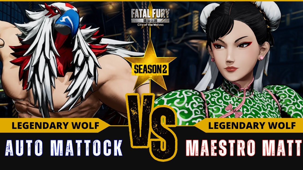 FF:CotW 🐺 AUTO MATTOCK (Tizoc) vs MAESTRO MATT (Chun-Li)⭐Replay Match - FATAL FURY: CotW - 2/26