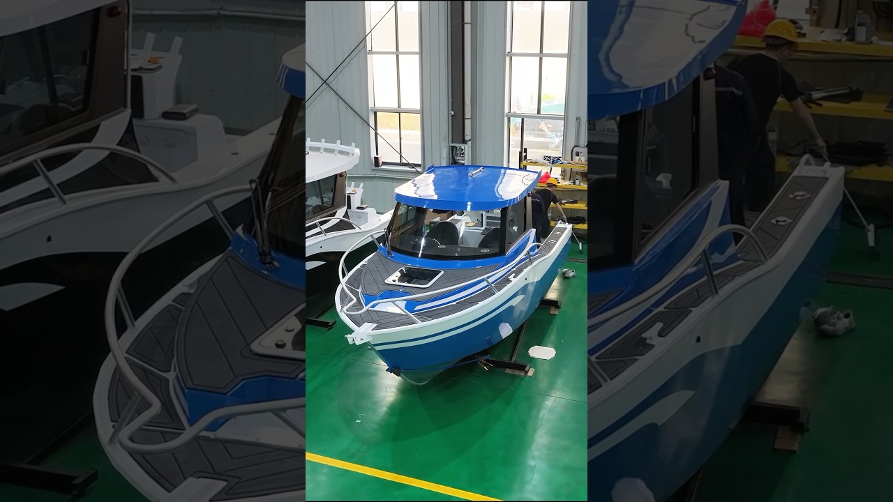Chinese-made boats that meet Australian standards.#fishingboat #boat #fishing #aluminumboat
