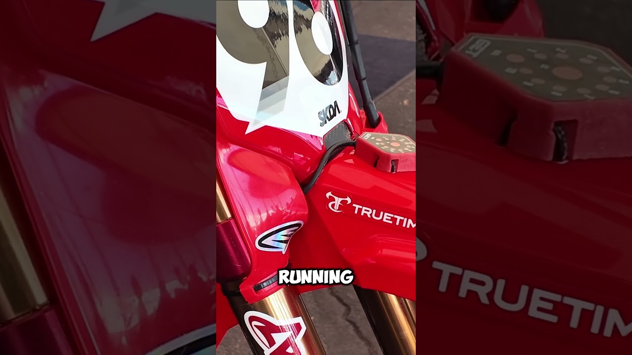 Custom steering stabilizer #honda #supercross #motocross #racing #moto