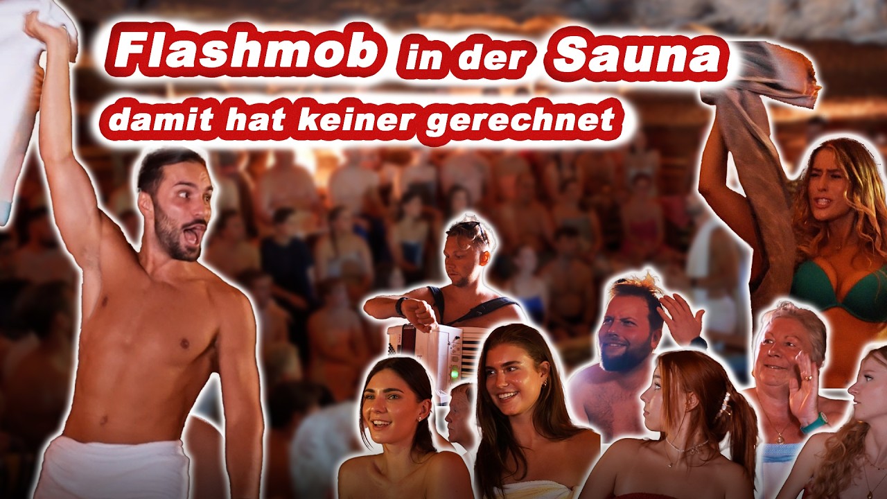 Flashmob in der Sauna 🥵 ..damit hat keiner gerechnet 🤯😅