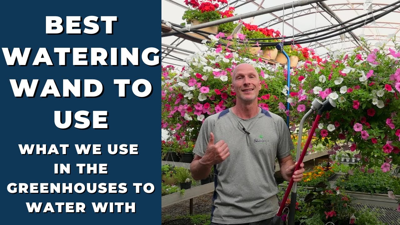 Best WATERING WAND to Use - What We Use To Water With in the Greenhouses