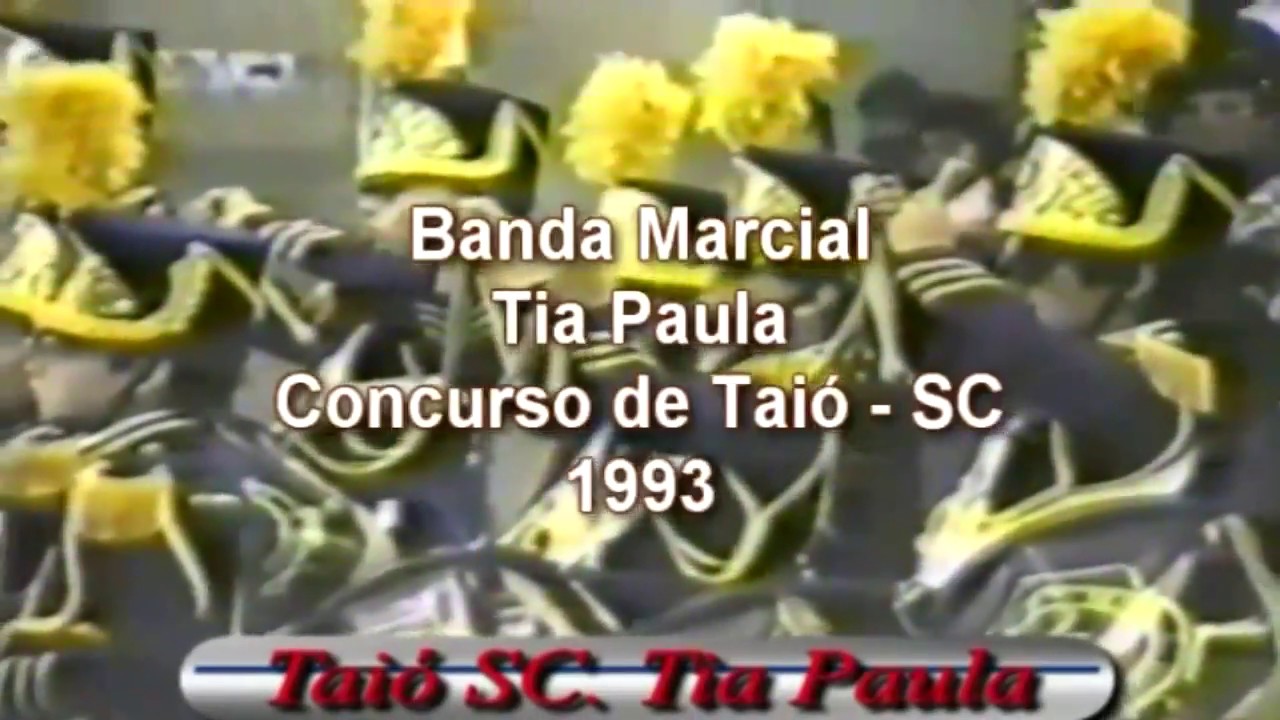 Banda Marcial Tia Paula Dvd anos 1993-1995