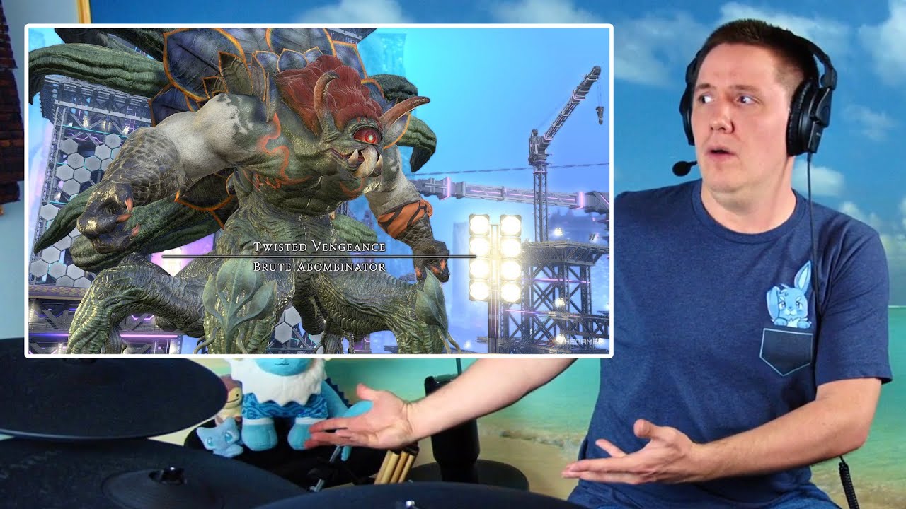 Not Afraid From Final Fantasy XIV On Drums!