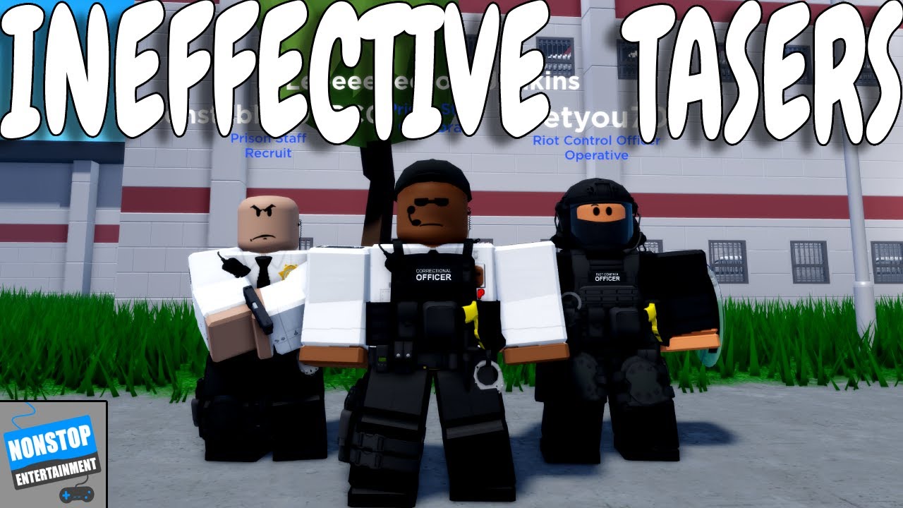 THEY EAT TASERS FOR BREAKFAST!! Roblox Prison RP Escape Plan