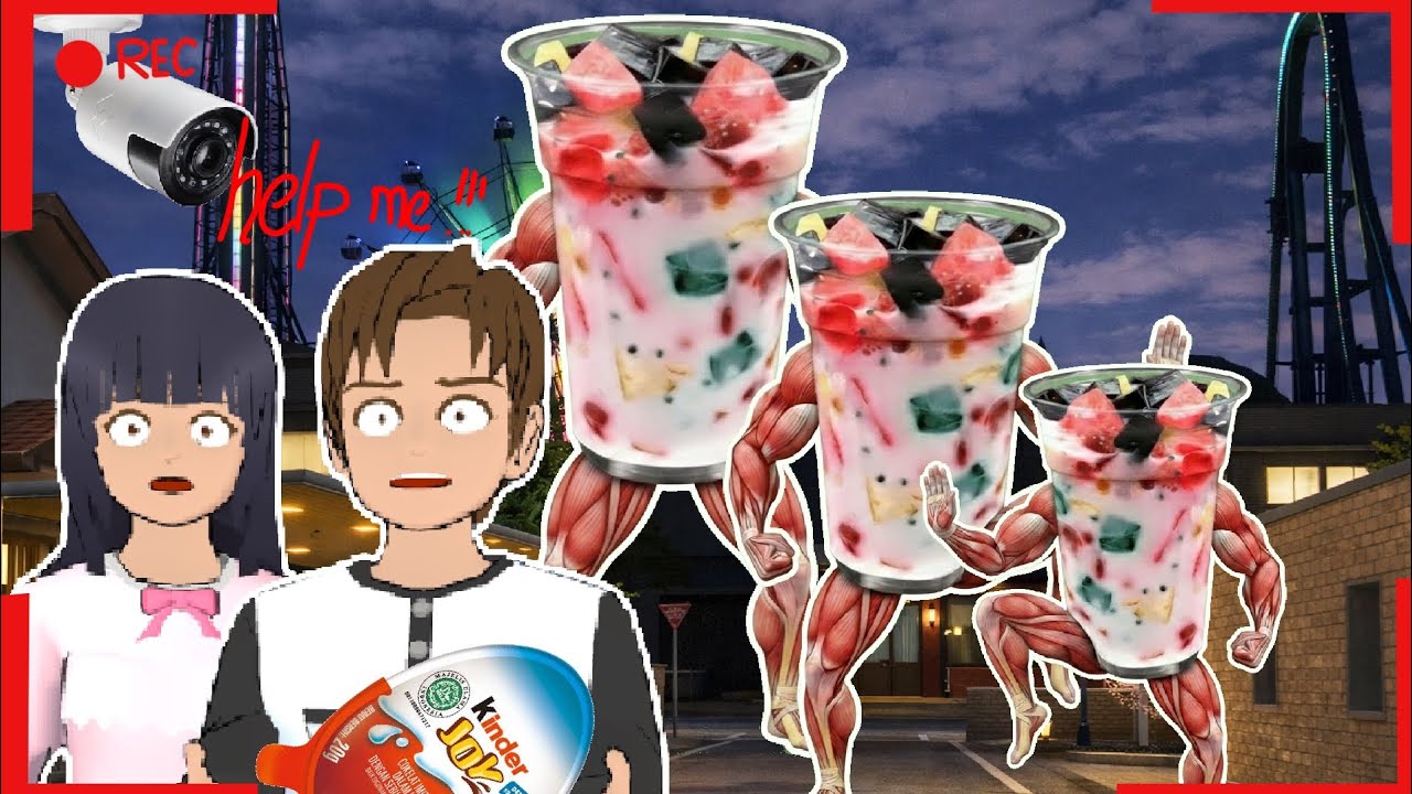 YUTA MIO PANIK CCTV MEREKAM ANOMALI ES TELER MENGHANTUI KOTA SAKURA SCHOOL SIMULATOR