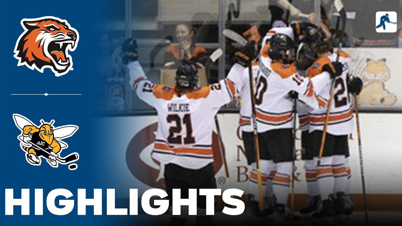 RIT vs American International | NCAA College Atlantic Hockey Final | Highlights - March 23, 2024