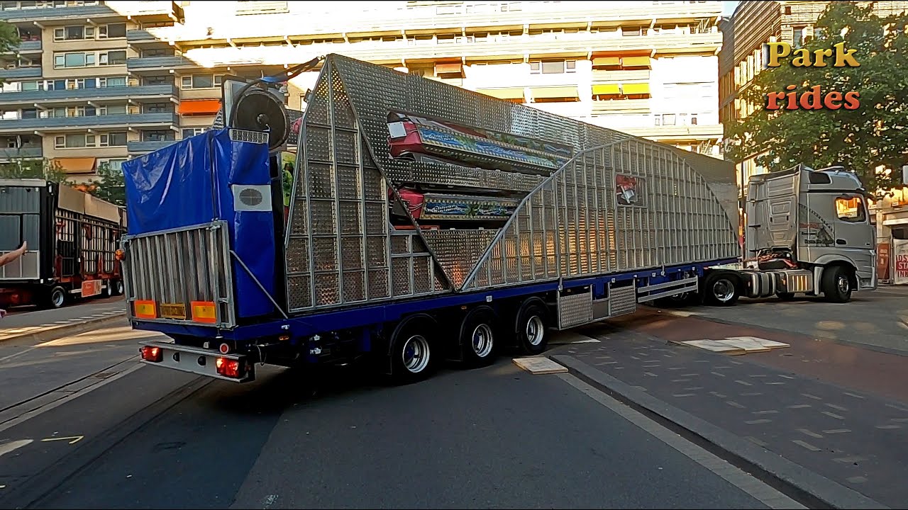 Oprijden en opbouw Tilburgse Kermis 2022 deel 2