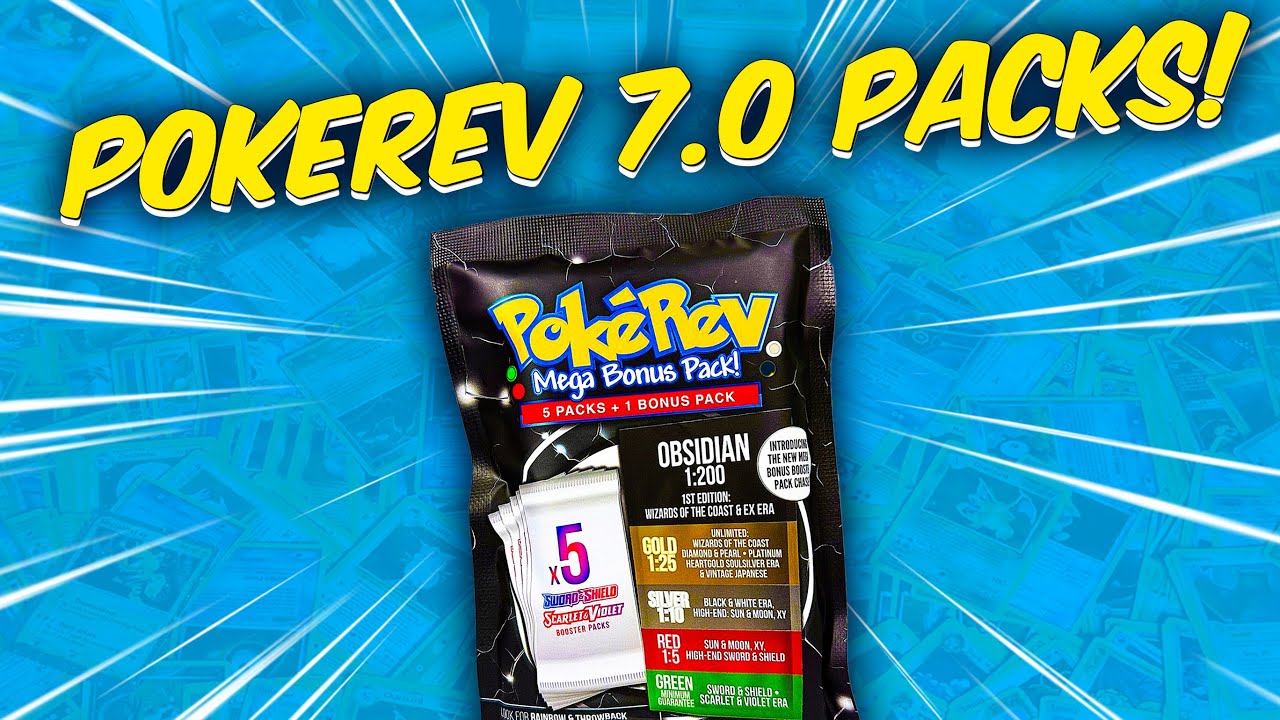 Opening PokéRev 7.0 Mystery Packs!