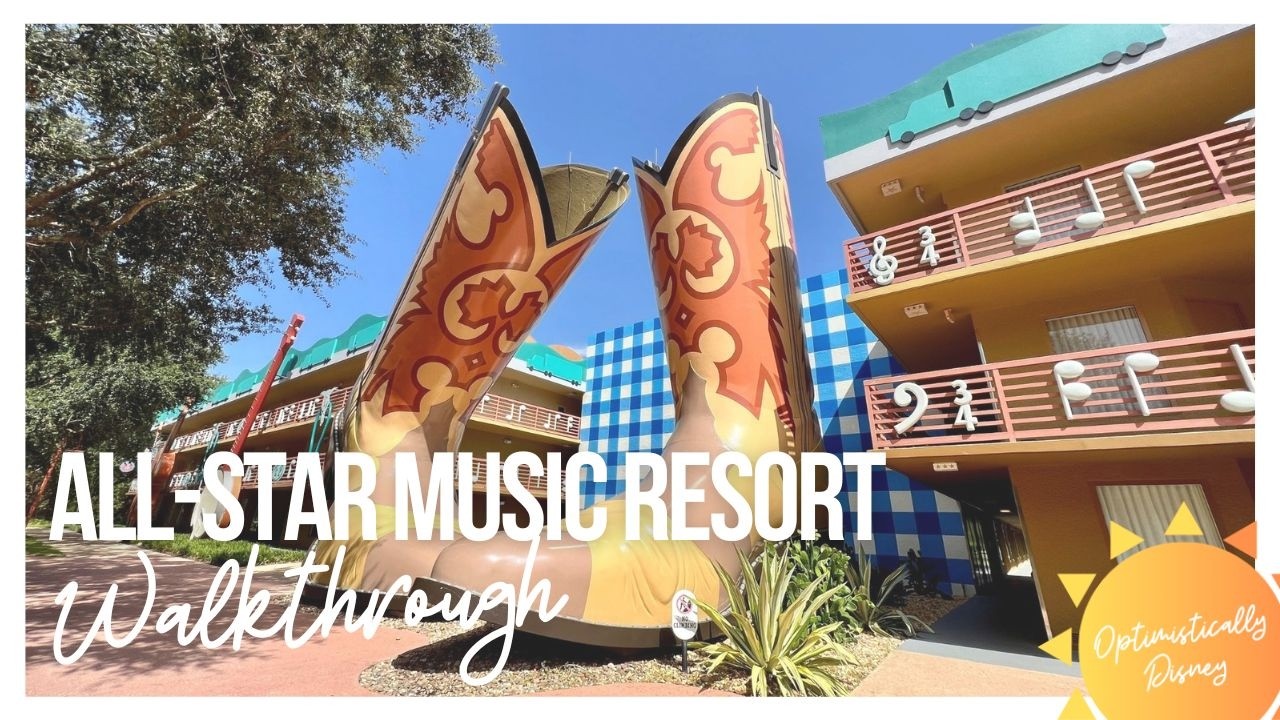 Видеообзор курорта Disney's All Star Music Resort | Январь 2025 года