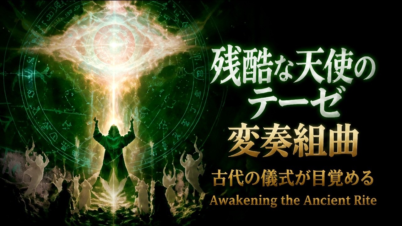 残酷な天使のテーゼ変奏組曲｜古代の儀式が目覚める：Awakening the Ancient Rite – Thesis of a Cruel Angel Suite MV