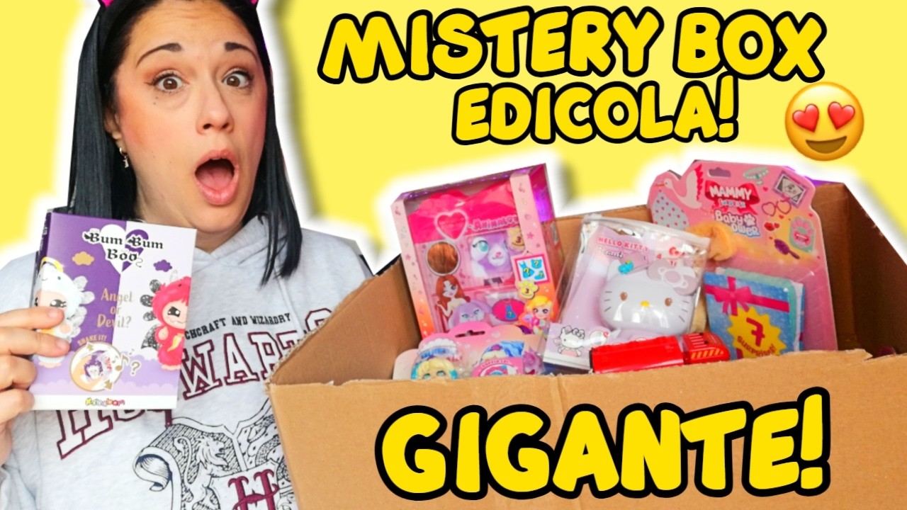Apro MISTERY BOX dell'EDICOLA piena di SORPRESE! iolanda sweets