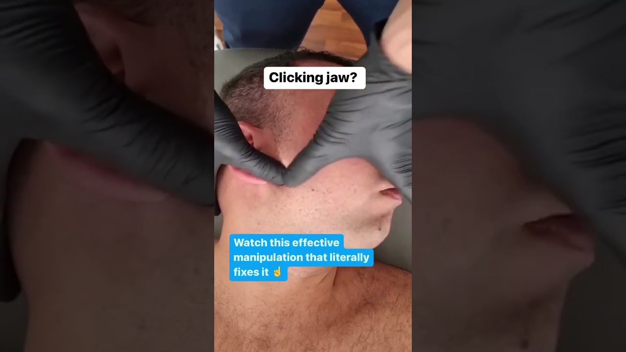 How to FIX a CLICKING JAW
