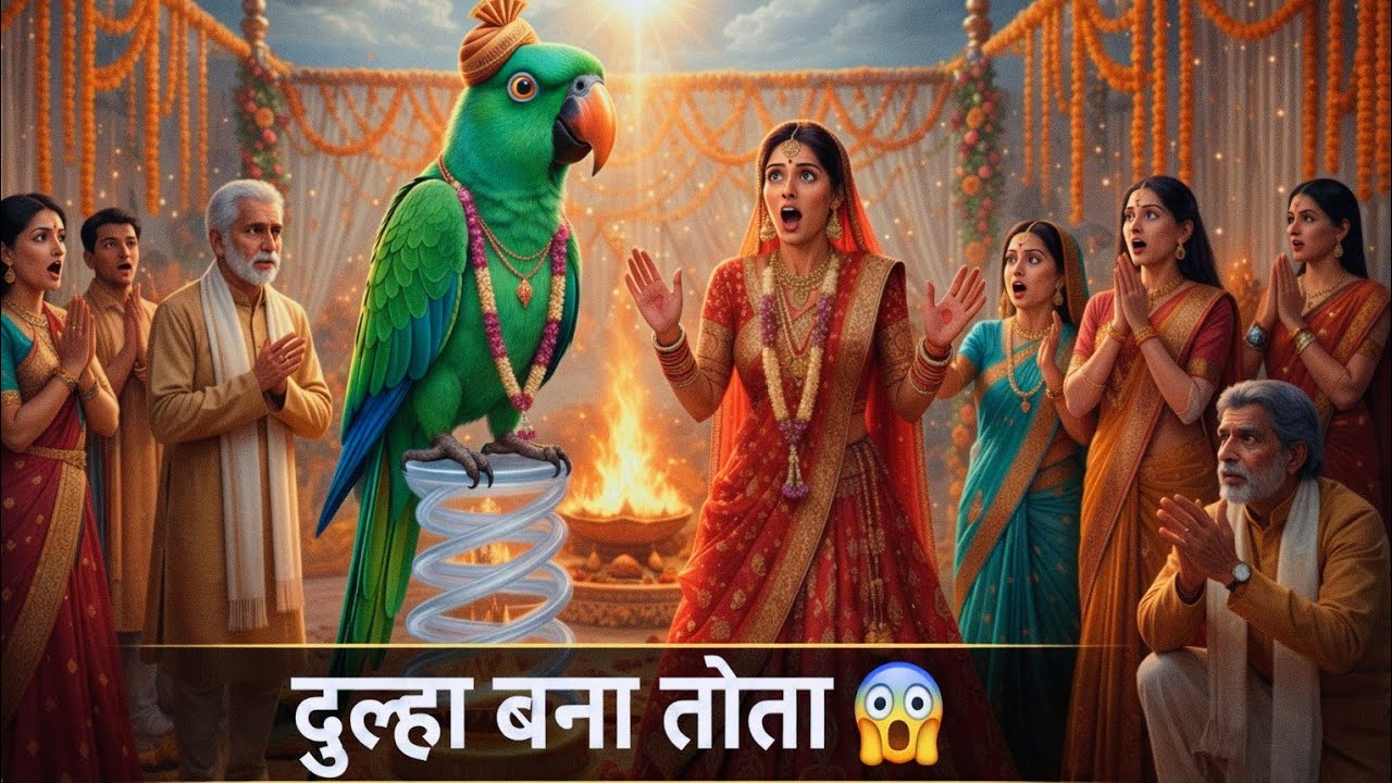 एक पत्नी जिसने तोते को पति माना | श्राप, प्रेम और धैर्य की अद्भुत भारतीय कहानी | Emotional story 