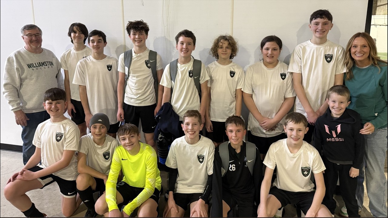 Indoor Soccer Game Highlights | Williamston Hornets Boys U14 vs HJR in Game #8 | Hornets Win League