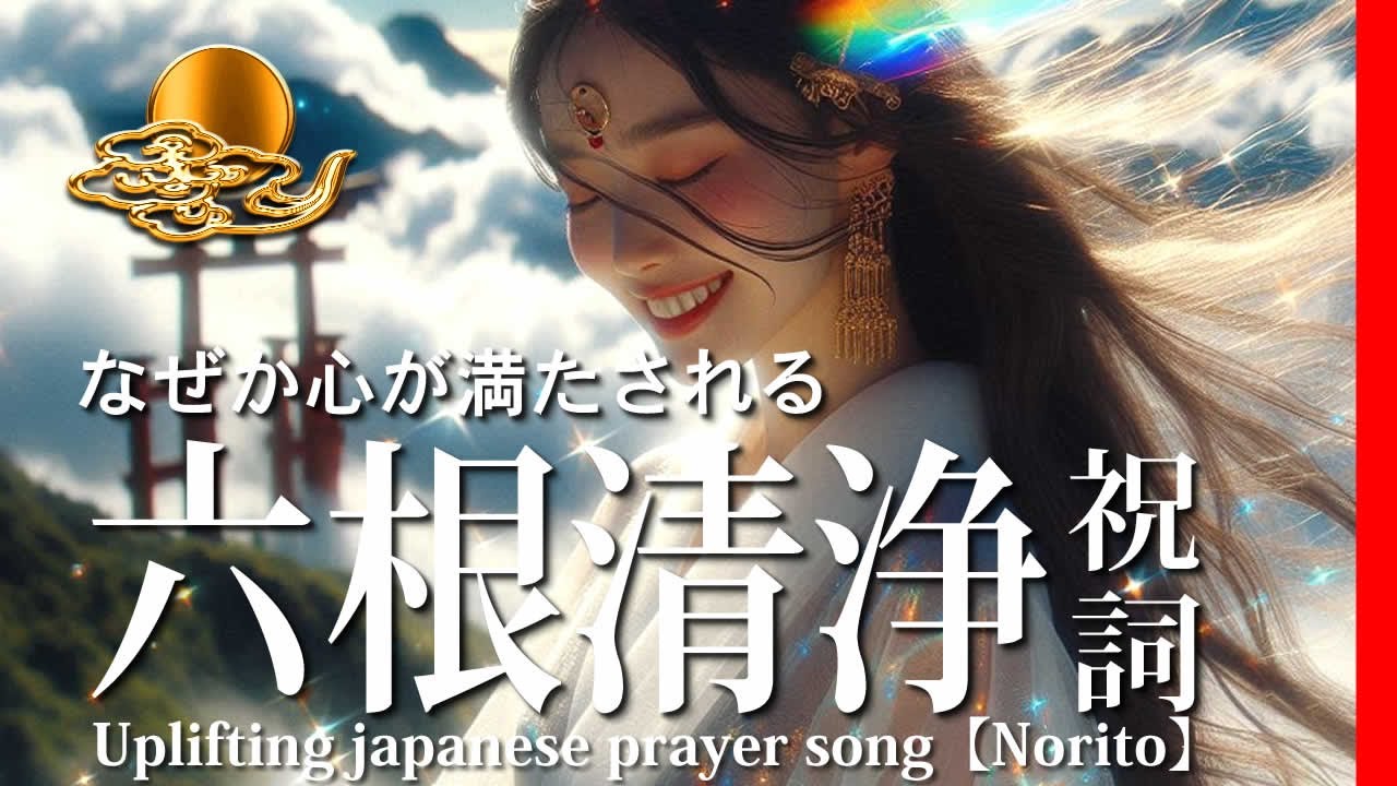 【MV】なぜか心が満たされる六根清浄祝詞【MV】For some reason, your heart is filled with joy [Rokkon-shojyo-Norito]