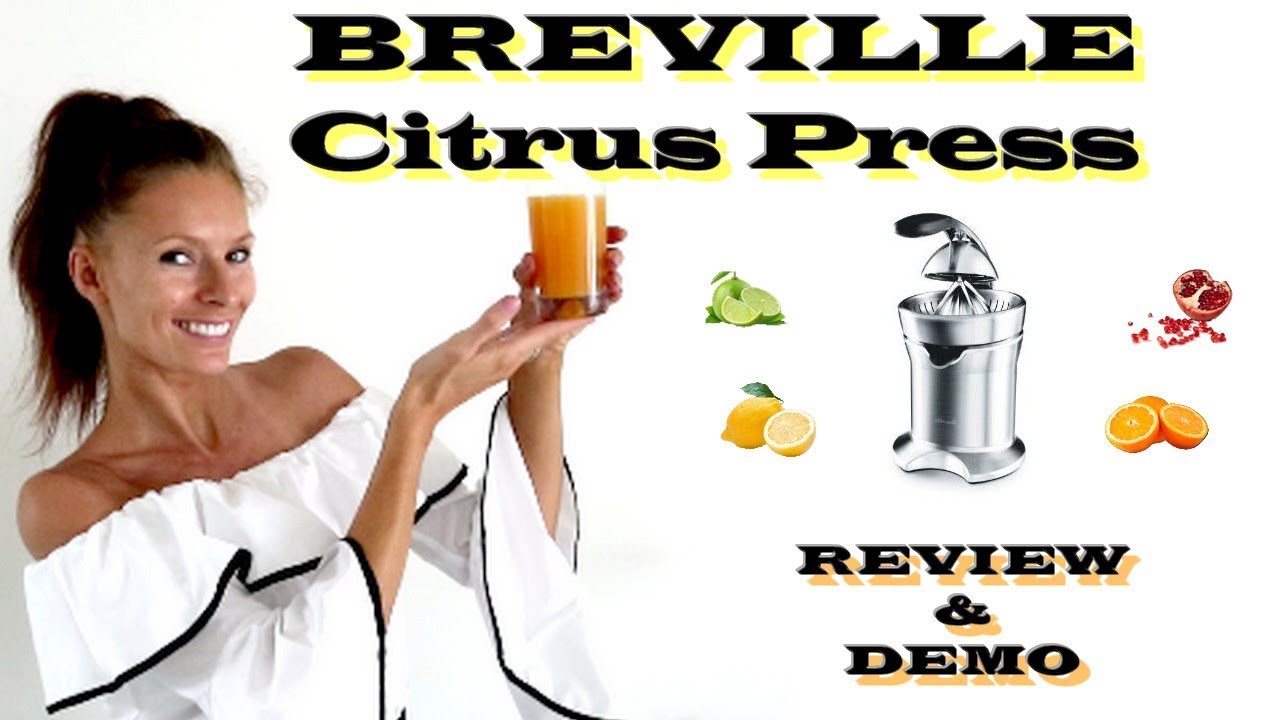 THE BEST JUICER? Breville the CITRUS PRESS Pro Juicer 800CPBSS - REVIEW & DEMO