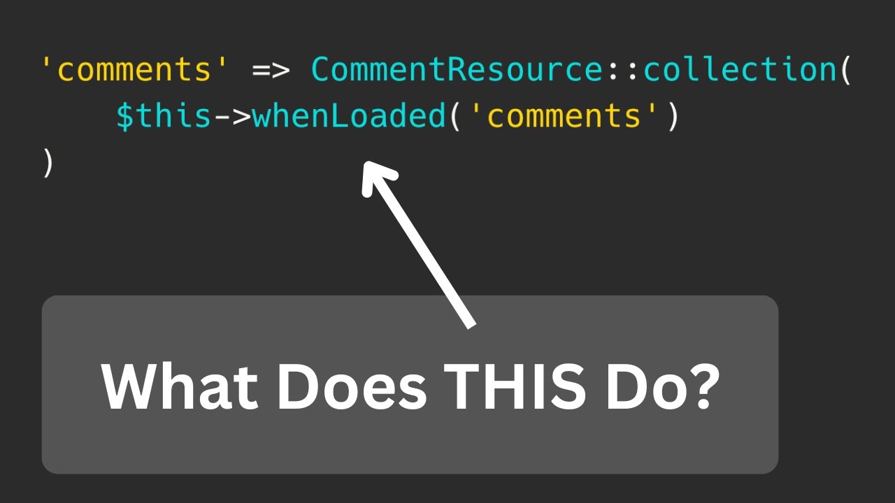 Laravel API Resources: whenLoaded() To Avoid N+1 Queries