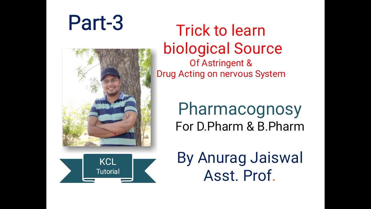 Trick to learn drugs of Pharmacognosy Part-3