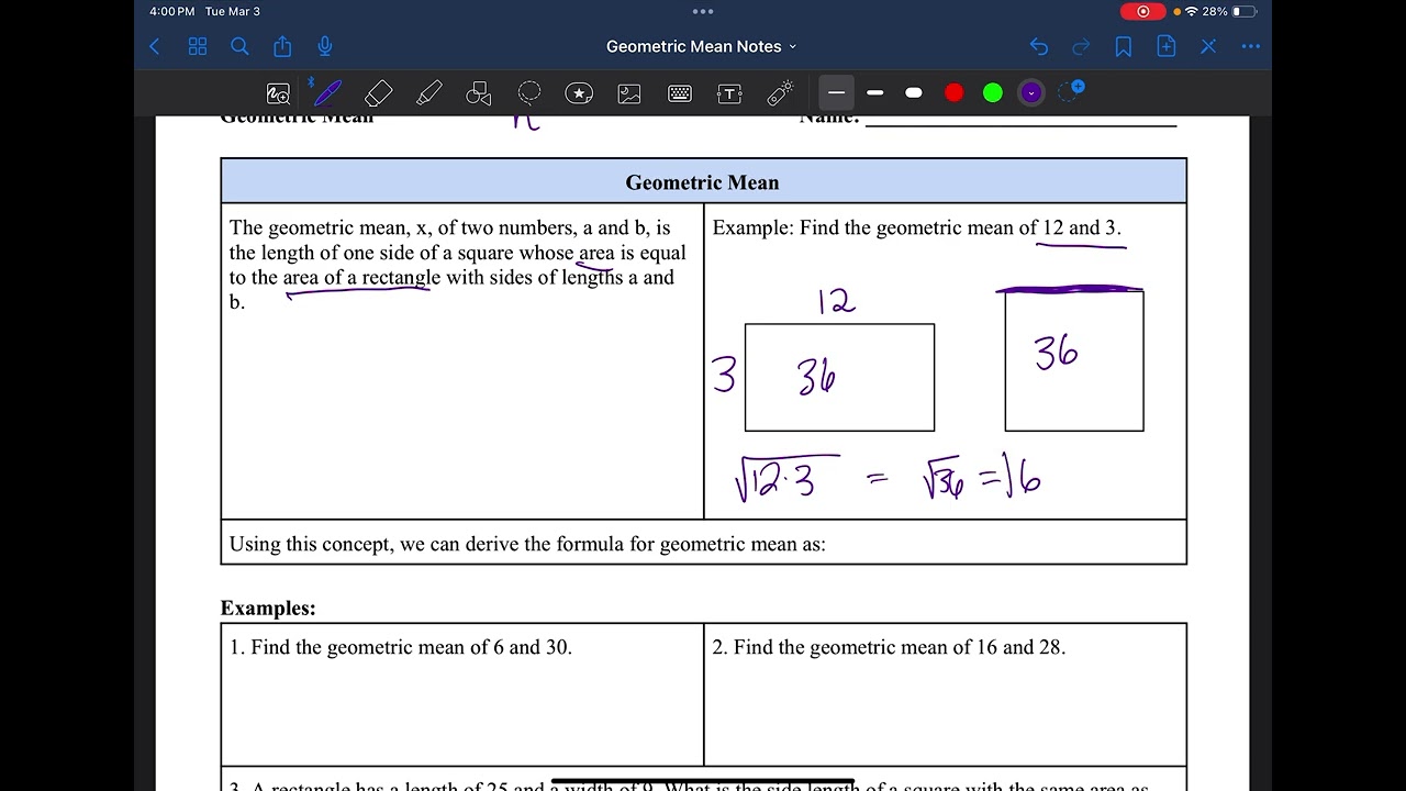 Geometric Mean