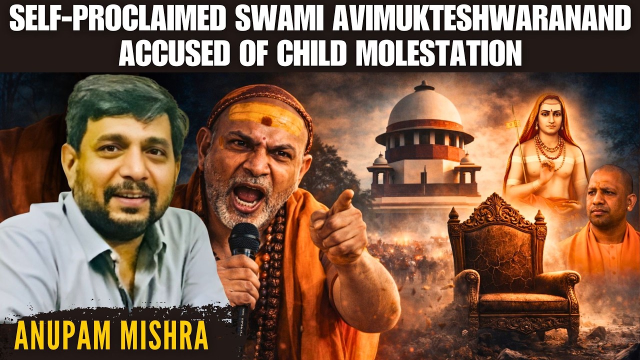 HOT! Self-proclaimed Swami Avimukteshwaranand accused of child molestation in court • Anupam Mishra