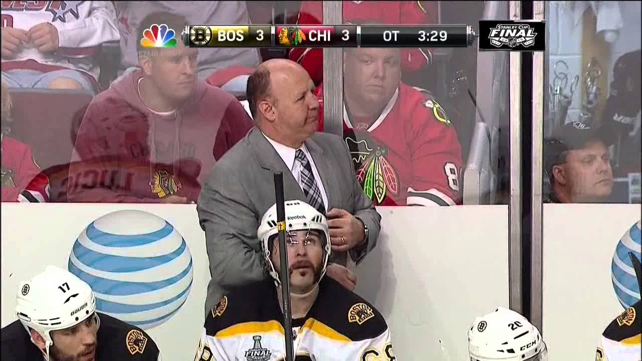 Nathan Horton injury in 1st OT. 6/12/13 Boston Bruins vs Chicago Blackhawks NHL Hockey