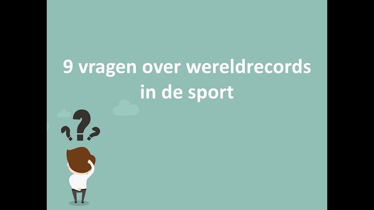 Quizvragen wereldrecords sport