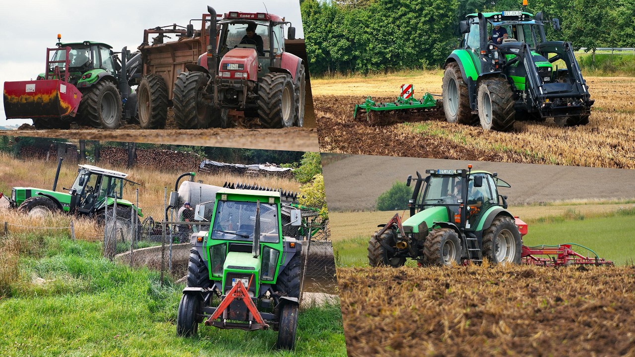 Futterrapsanbau | Mist - Gülle - Grubber - Aussaat | Deutz-Fahr & CaseIH | @Südeifel Agrar 2025