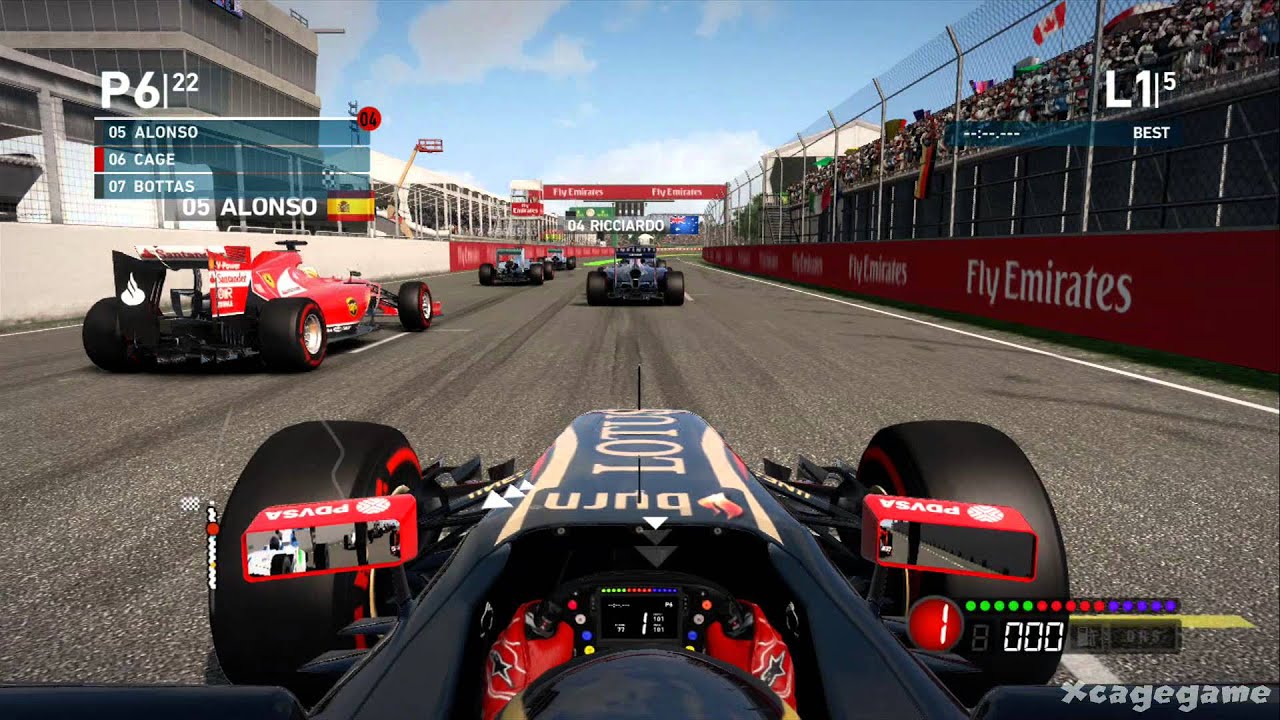 F1 2014 - Season Challenge - Lotus Gameplay [ HD ]