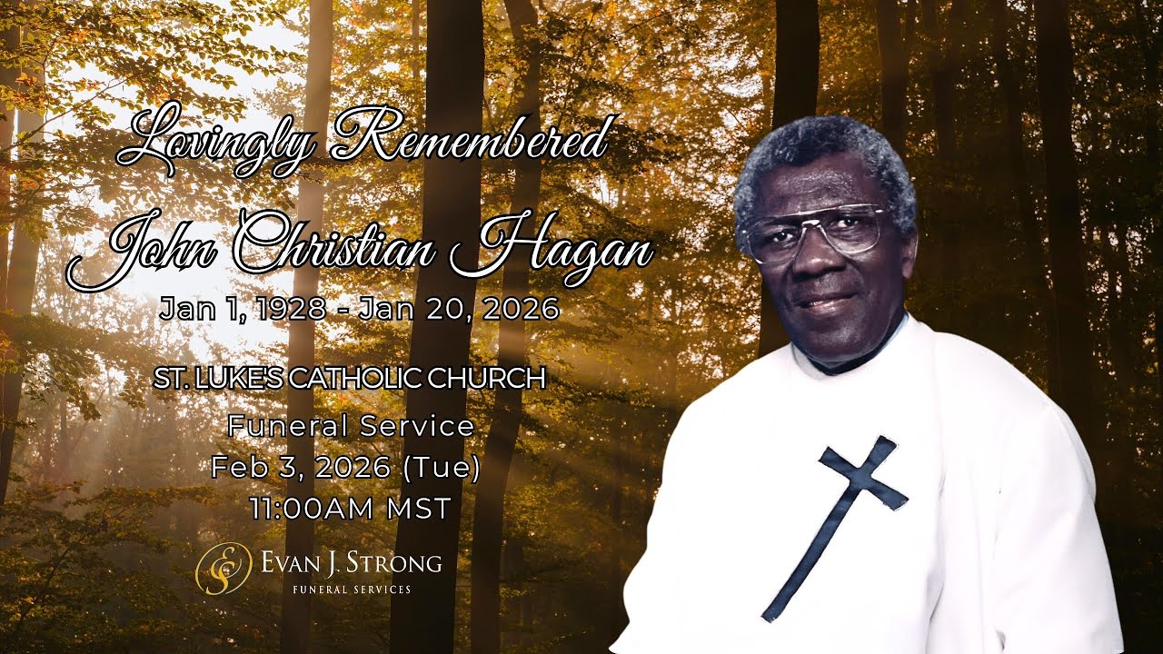 John Christian Hagan - Funeral Service Live Stream