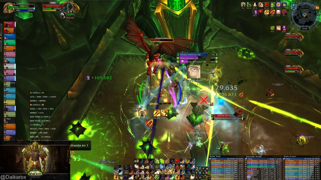Alto Mando antoran Mítico | Antorus, el Trono Ardiente | WoW Legion | Paladín Reprensión