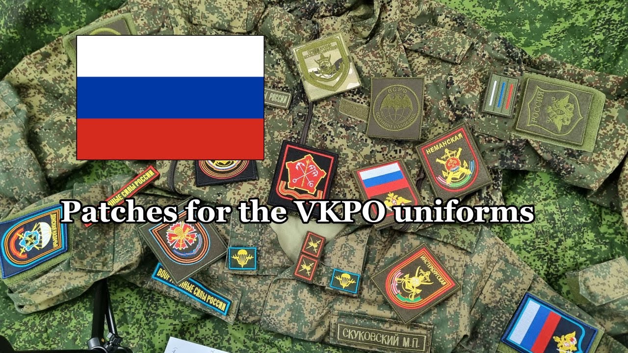 Patches for VKPO - an overview of Russian military patches