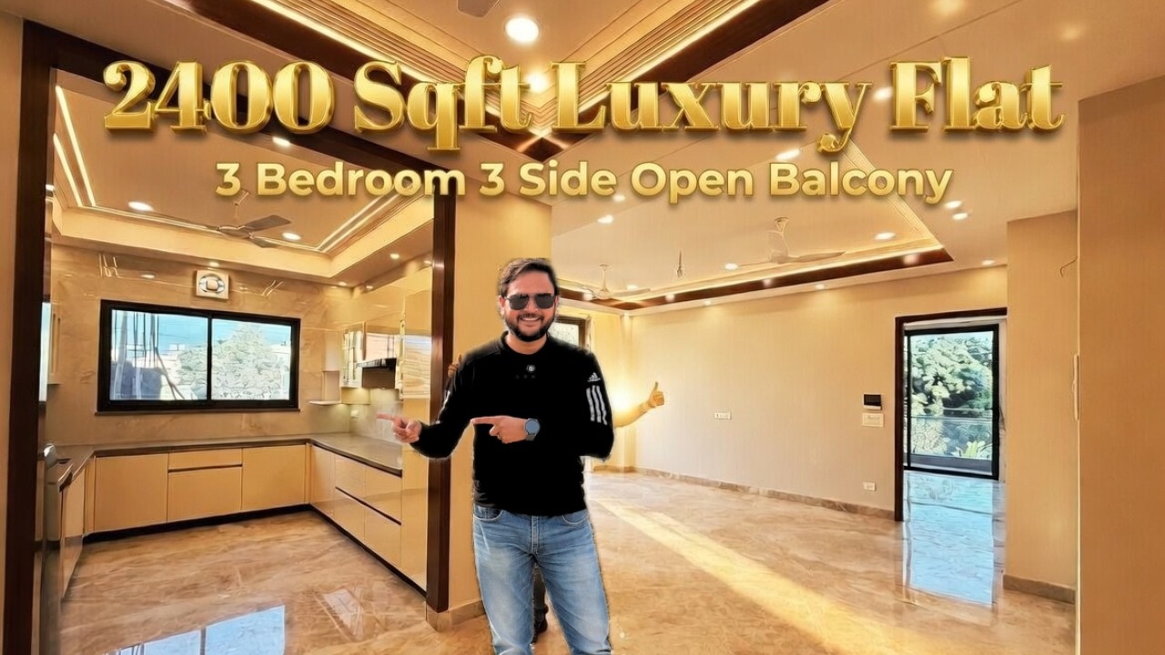 Ultra Luxury, 3 Side Balcony Apartment in Dehradun - Premium Location, 2400 Sqft Flat for Sale