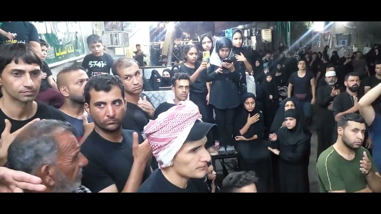 تعال وياي يلوالي الرادود سعيد العقابي والمصور وسومي العقابي الموكب على الاكبر في كربلاء المقدسه