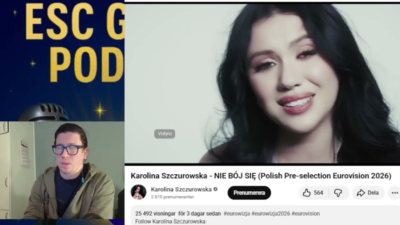 Karolina Szczurowska - NIE BÓJ SIĘ (Eurovision2026 POLAND ) #eurovision2026 #reaction