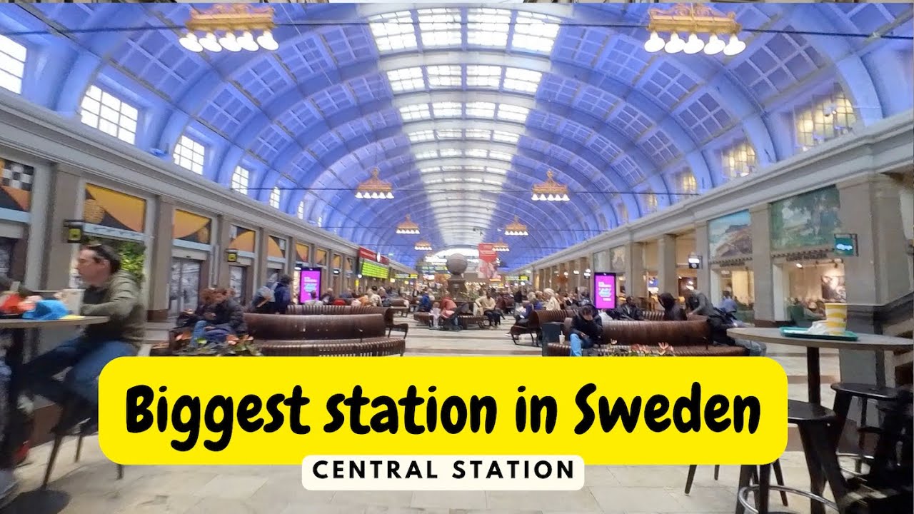 Stockholm Central Station is the biggest station In Sweden and a great building to visit.