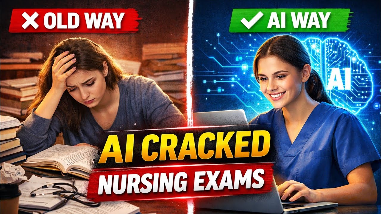 My junior cracked nursing exams using AI — here’s EXACTLY how