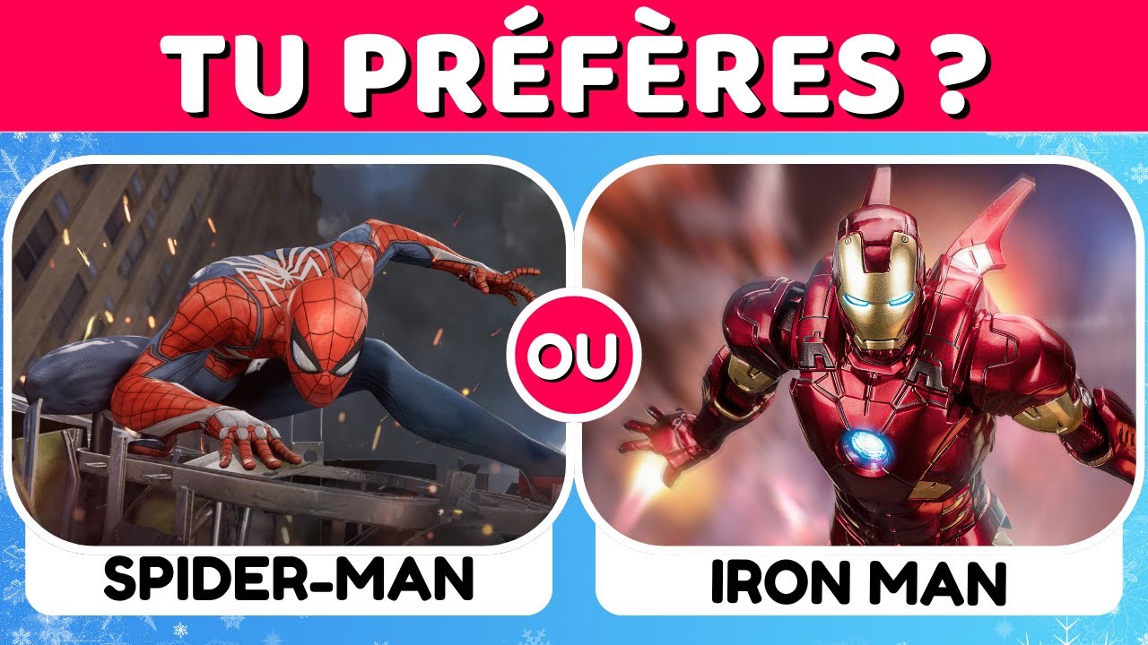 Tu préfères ? Édition SUPER HÉROS | Blind Test Marvel et Comics