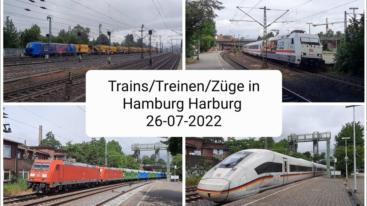 Trains/Treinen/Züge in Hamburg Harburg 26-07-2022