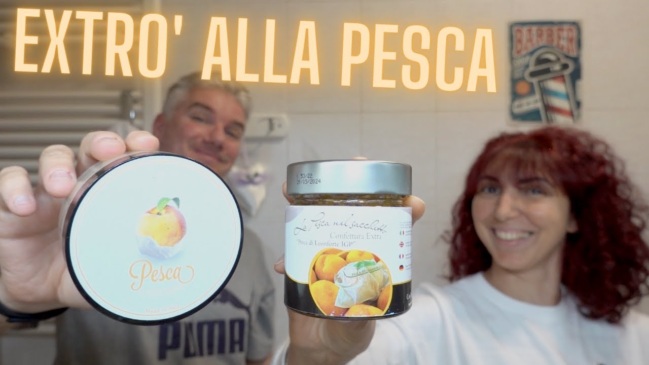 Assaggiamo Extr&ograve; alla Pesca di Leonforte 😋... Cio&egrave; Stefania mangia mentre io mi sbarbo... 😅 🤪
