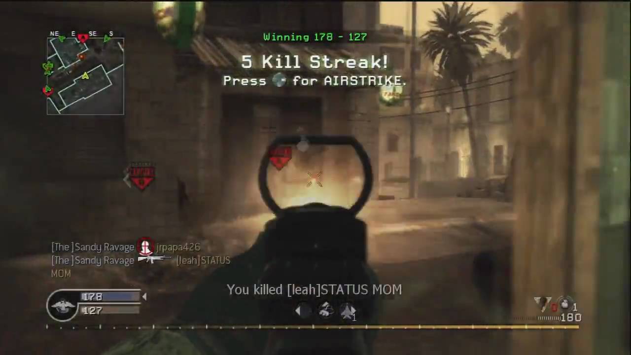 Sandy Ravage Cod 4 Gameplay 10/15/09