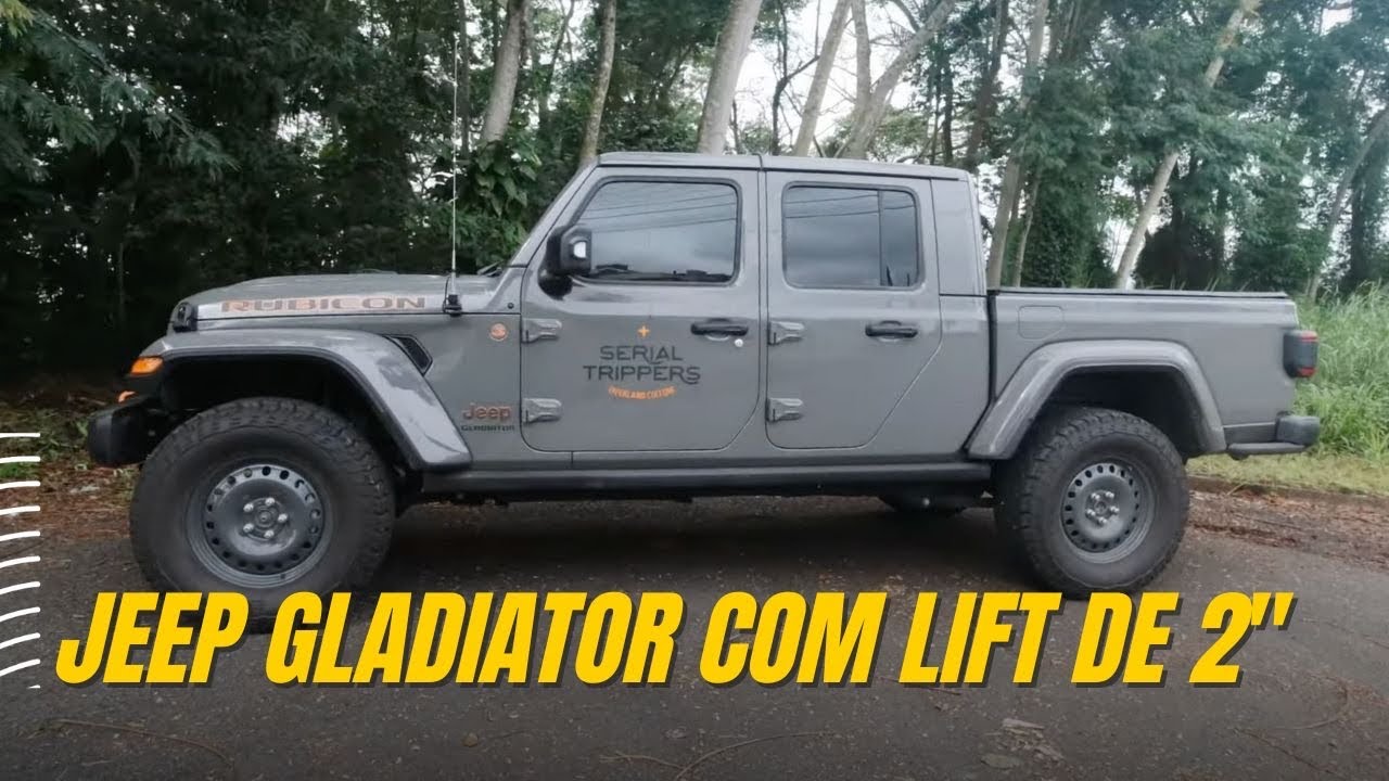 Lift de 2&rdquo; e pneu 35&rdquo; no Jeep Gladiator