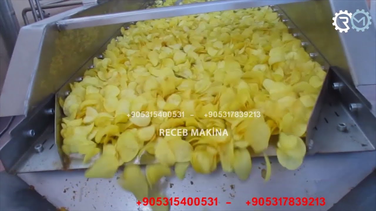 خط انتاج البطاطا الطبيعية صناعة تركية عالية الجودة - شيبس ليز - potates Chips production line