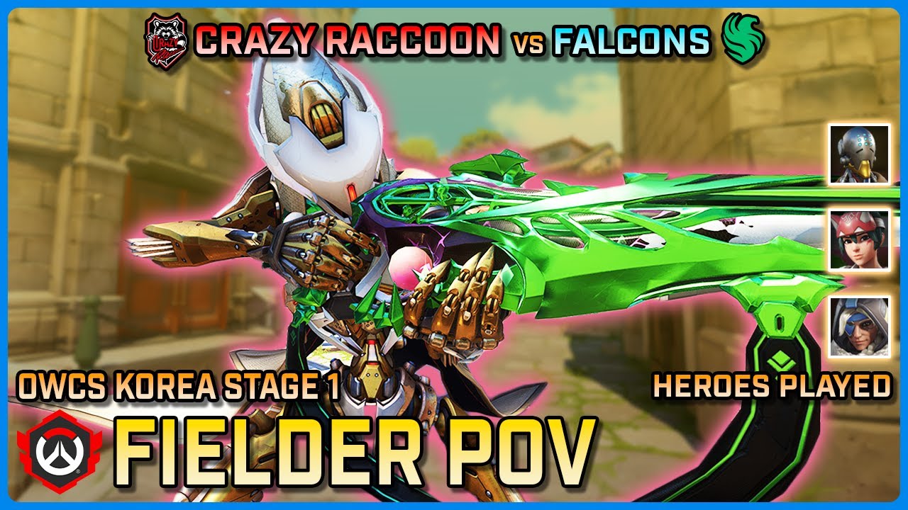 [ Fielder ] Crazy Raccoon vs Team Falcons | Seeding | OWCS Korea Stage 1
