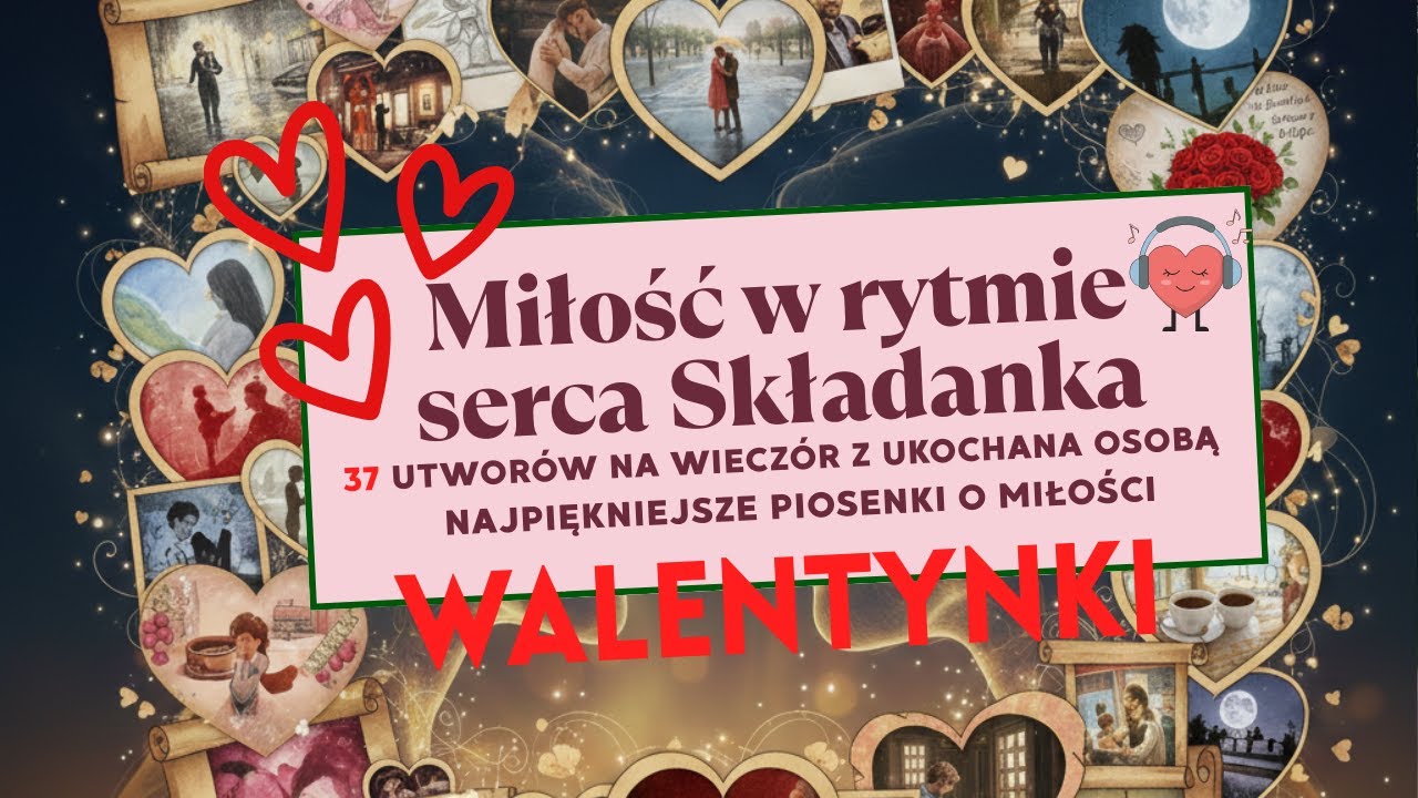 Serce w rytmie miłości WALENTYNKI 2026  ❤️🎶 Muzyka na walentynkowy wieczór we dwoje 💌✨