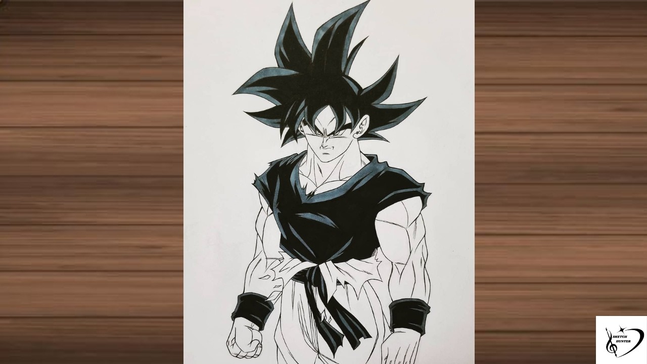 How to Draw Goku Step by Step | Easy Anime Drawing Tutorial | Best Anime Art Tutorial for Beginners