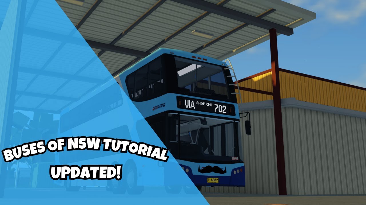 ROBLOX BUSES OF NSW TUTORIAL UPDATED!