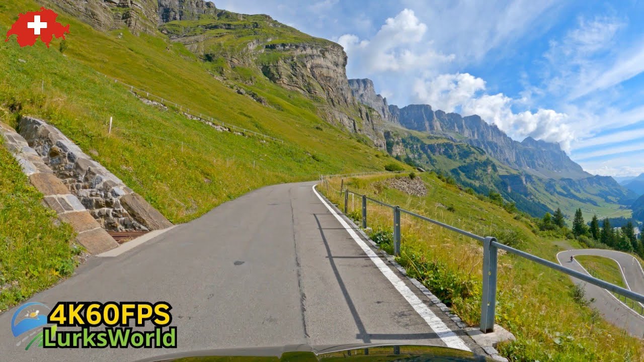 5 Hour Scenic Swiss Alps Road Trip - 4K60