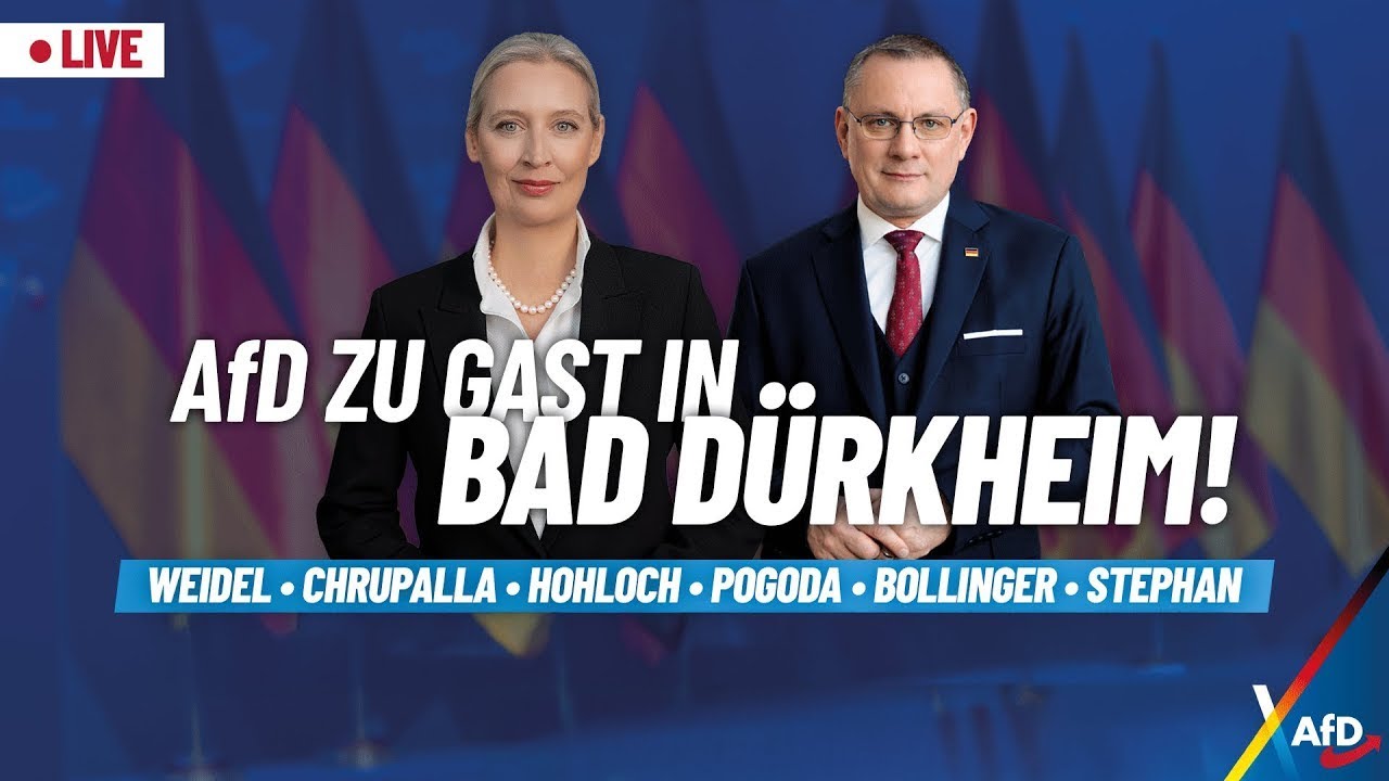 Live aus Bad Dürkheim: Wahlkampf der AfD Rheinland-Pfalz mit Alice Weidel!