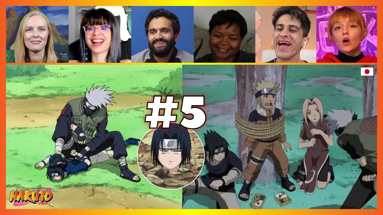 You Pass!! | Naruto Episode 5 | Reaction Mashup ナルト